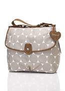 Babymel Satchel Jumbo Dot Changing Bag fawn